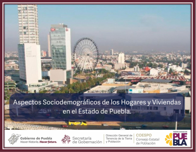 Aspectos Sociodemográficos de los Hogares y Viviendas en el Estado de Puebla